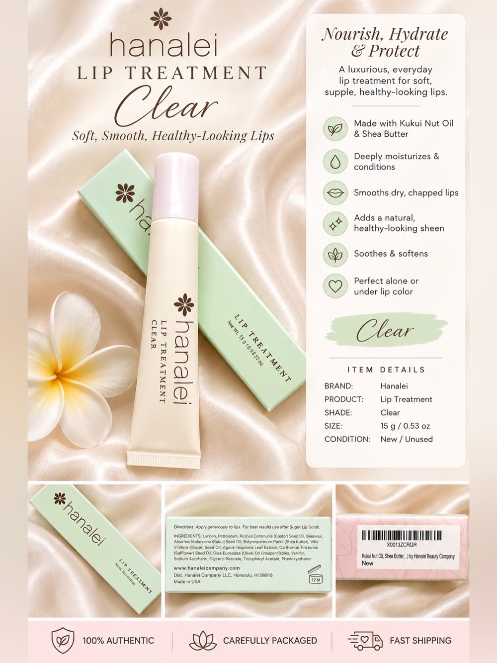 ❤️ NEW! Hanalei Lip Treatment